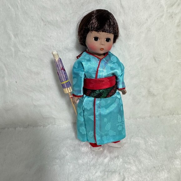 Madame Alexander Other - Madame Alexander Japan Doll In Blue Kimono Vintage Collectible
